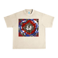 Sandshell patriotic tie dye Urban Heavy Tee - CowGirlArtShop