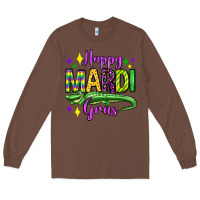 Chestnut happy mardi gras alligator olivia Long Sleeve Tee - OliviaCreatesArt