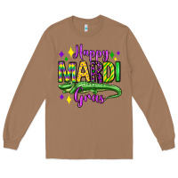 Toasted Coconut happy mardi gras alligator olivia Long Sleeve Tee - OliviaCreatesArt