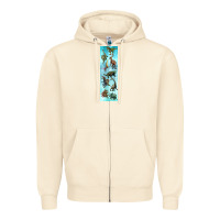 Sandshell dinosaurs pen wrap Zipper Hoodie - Artiststas