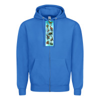 True Royal dinosaurs pen wrap Zipper Hoodie - Artiststas