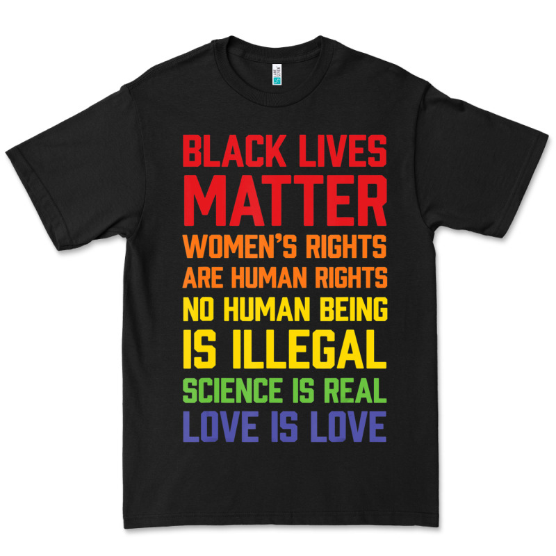 Black Lives Matter List Premium Tee by longCreatives | Teevron