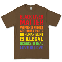 Cacao Black Lives Matter List Premium Tee - longCreatives