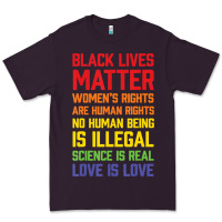 Plum Black Lives Matter List Premium Tee - longCreatives