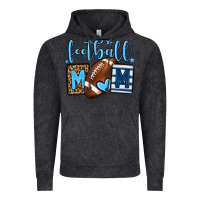 Vintage Black Football mom blue team color  mother's day Vintage Hoodie - HowdyJamesFarm