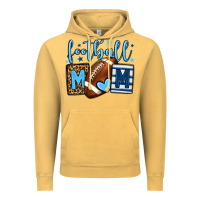 Vintage Mustard Football mom blue team color  mother's day Vintage Hoodie - HowdyJamesFarm