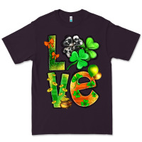 Plum st.patrick love with clover Premium Tee - NancyCooperArtShop