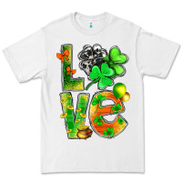White st.patrick love with clover Premium Tee - NancyCooperArtShop