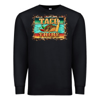 Black taco tribe western background Premium Sweatshirt - BarkalooDesign