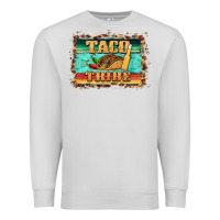 Dove Grey taco tribe western background Premium Sweatshirt - BarkalooDesign