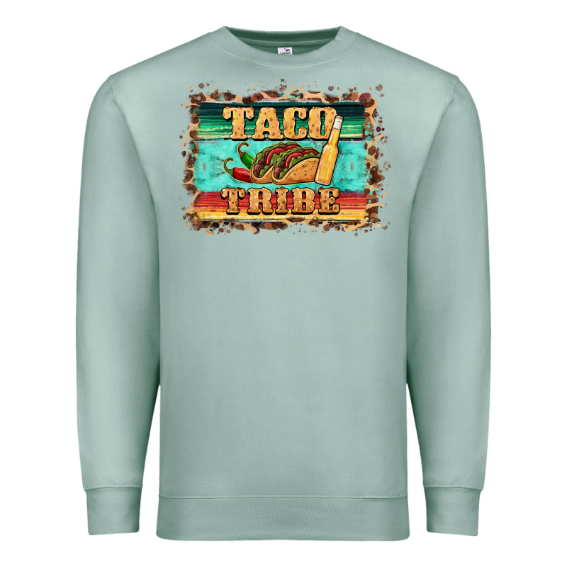 Taco Tribe Western Background Premium Sweatshirt by BarkalooDesign | Teevron