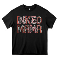 Black inked mama Heavy Core Tee - JahusDesignShop