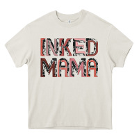 Cream inked mama Heavy Core Tee - JahusDesignShop