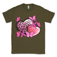 Army Green Cancer hearts Cancer Awaneress Classic Tee - HowdyJamesFarm