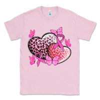Bubblegum Pink Cancer hearts Cancer Awaneress Classic Tee - HowdyJamesFarm