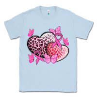 Dusty Blue Cancer hearts Cancer Awaneress Classic Tee - HowdyJamesFarm