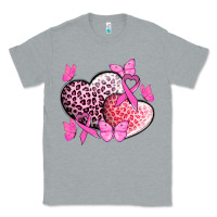 Heather Grey Cancer hearts Cancer Awaneress Classic Tee - HowdyJamesFarm