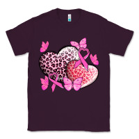 Plum Cancer hearts Cancer Awaneress Classic Tee - HowdyJamesFarm