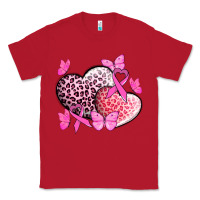 Red Cancer hearts Cancer Awaneress Classic Tee - HowdyJamesFarm
