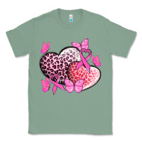 Sage Cancer hearts Cancer Awaneress Classic Tee - HowdyJamesFarm