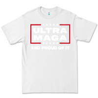 White proud ultra maga Premium Tee - longCreatives