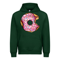 Foreset Green pink strawberry donut Urban Hoodie - AdoDesignShop