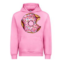 Fuchsia Pink pink strawberry donut Urban Hoodie - AdoDesignShop