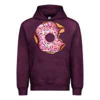Mauve Wine pink strawberry donut Urban Hoodie - AdoDesignShop