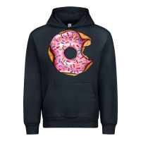 Navy pink strawberry donut Urban Hoodie - AdoDesignShop