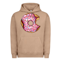Pigment Burro pink strawberry donut Urban Hoodie - AdoDesignShop