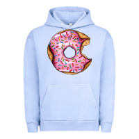 Pigment Grape Ice pink strawberry donut Urban Hoodie - AdoDesignShop