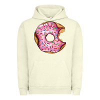 Pigment Pistachio pink strawberry donut Urban Hoodie - AdoDesignShop