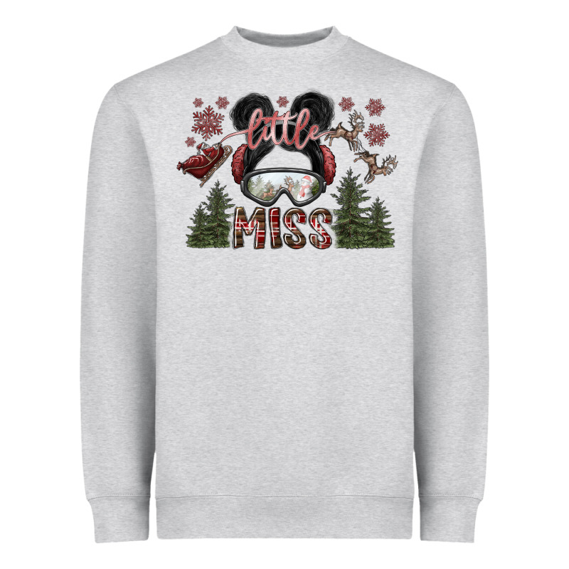 Little Miss Heavyweight Sweatshirt by SublimationCraftShop | Teevron