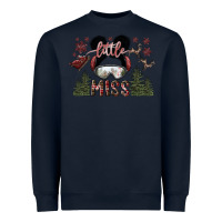 Navy little miss Heavyweight Sweatshirt - SublimationCraftShop