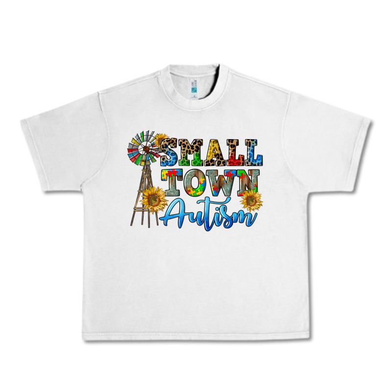 Small Town Autism Urban Heavy Tee by CowGirlArtShop | Teevron