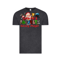 Vintage Black santas favorite hockey player Vintage Tee - CowGirlArtShop