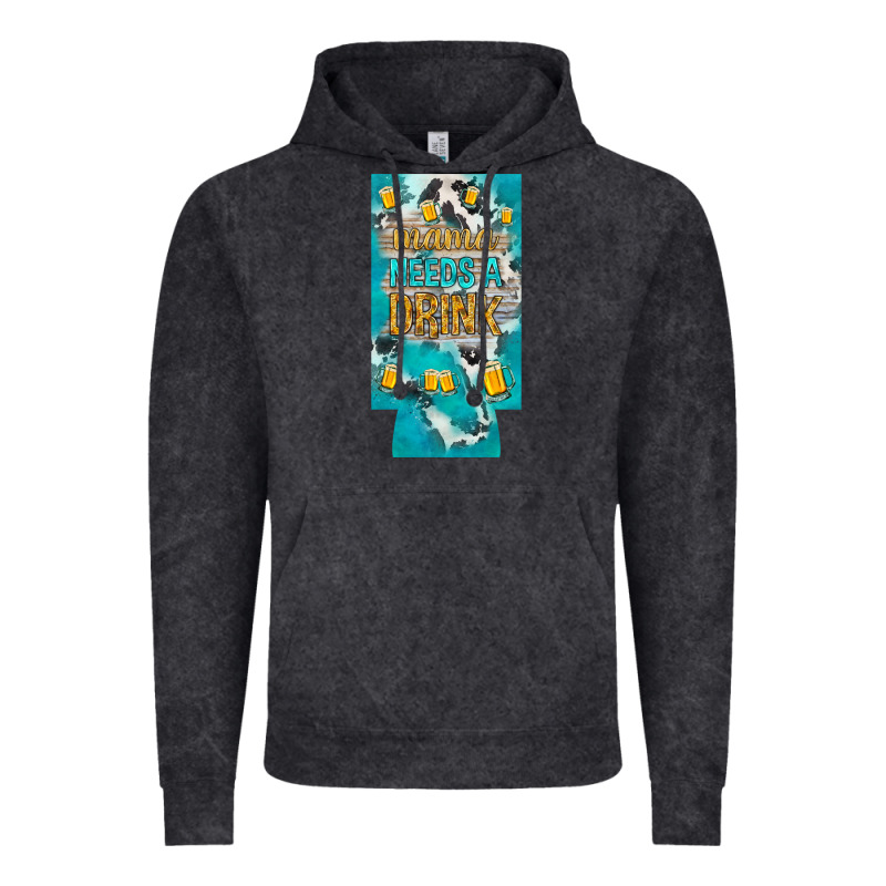 Mama Needs A Drink Slim Can Cooler Mother's Day Vintage Hoodie by HowdyJamesFarm | Teevron