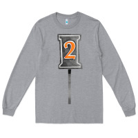 Heather Grey marker 2 chain fa element Long Sleeve Tee - FaDigitalArtStudio