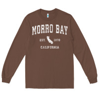 Chestnut Morro Bay California CA Vintage Athletic Sports Design Long Sleeve Tee - longCreatives
