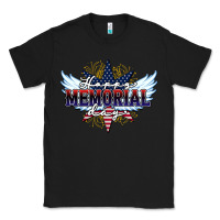 Black happy memorial day Classic Tee - HowdyJamesFarm