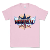 Bubblegum Pink happy memorial day Classic Tee - HowdyJamesFarm