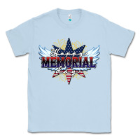 Dusty Blue happy memorial day Classic Tee - HowdyJamesFarm