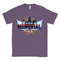 Lavender happy memorial day Classic Tee - HowdyJamesFarm
