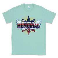 Seafoam happy memorial day Classic Tee - HowdyJamesFarm