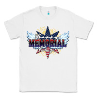 White happy memorial day Classic Tee - HowdyJamesFarm