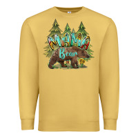 Antique Gold mama bear trees Premium Sweatshirt - BarkalooDesign