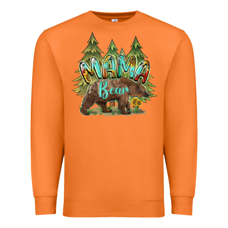 Mama Bear Trees Premium Sweatshirt by BarkalooDesign | Teevron