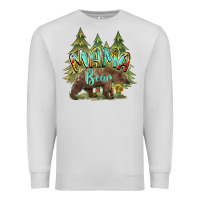 Dove Grey mama bear trees Premium Sweatshirt - BarkalooDesign