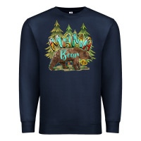 Navy mama bear trees Premium Sweatshirt - BarkalooDesign