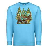 Ocean Blue mama bear trees Premium Sweatshirt - BarkalooDesign